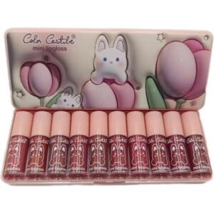 پک رژلب مایع 10 تایی کالر کاستل