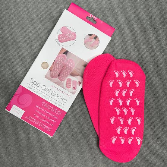 جوراب سیلیکونی نرمکننده و رفع ترک پا - تصویر 2