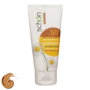 کرم ضد آفتاب رنگی شون، SPF 50، مدل Herbal Origin، مناسب پوست خشک